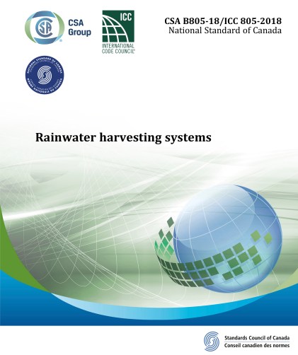 CSA Rainwater Harvesting Standards Cover